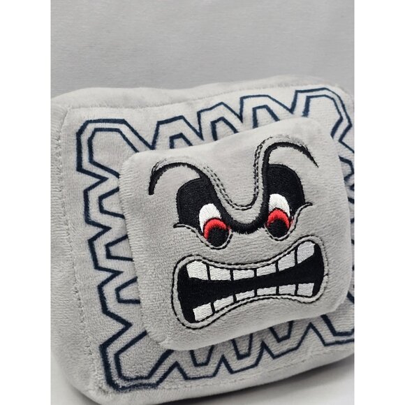 Culturefly Super Mario Thwomp Mini Stuffed Toy Plush 5 Inches - Picture 5 of 8